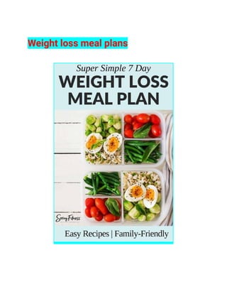 Weight loss meal plans.pdf