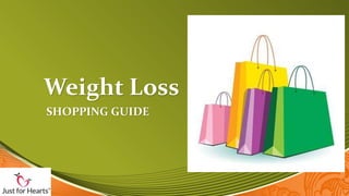 Weight Loss
SHOPPING GUIDE
 