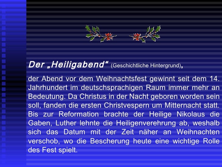 Weihnacht
