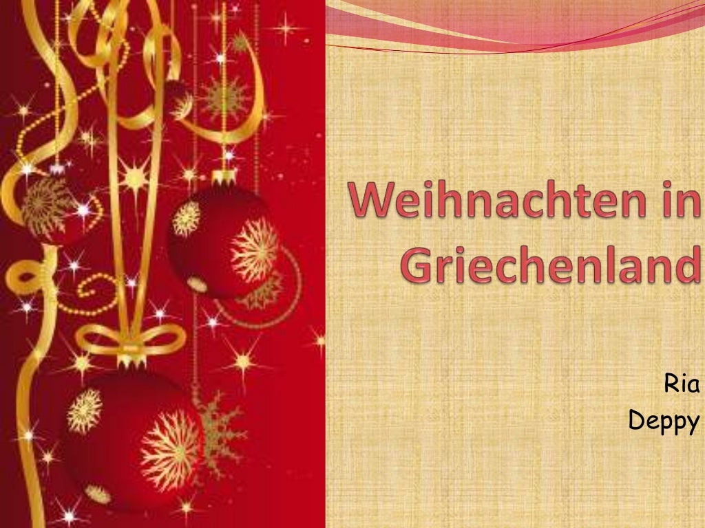 Weihnachten in griechenland