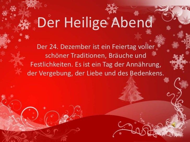 Ist Der 24 Dezember Ein Feiertag Ist Der 24 Dezember Ein Feiertag