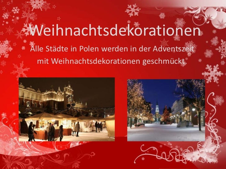 Weihnachten 2022 Polen Weihnachten in polen