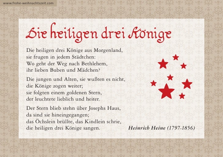 Klassische Weihnachtsgedichte