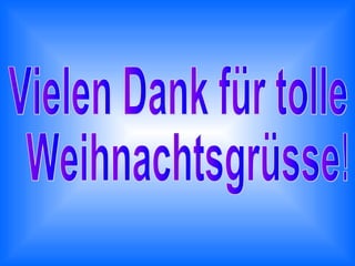Weihnachtsgrüsse