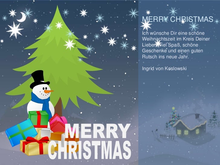 Weihnachten-Karte