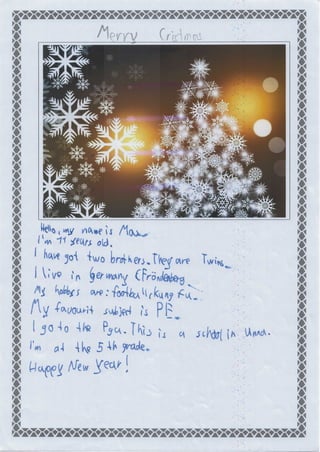 Weihnachtskarten franz.