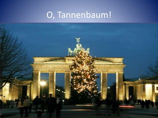 O, Tannenbaum! 
 