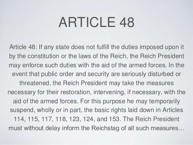 article 72 ur publique de weimar article 24 s publique de weimar