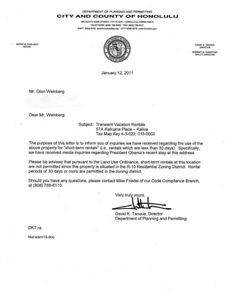 DPP Letter to Glenn Weinberg