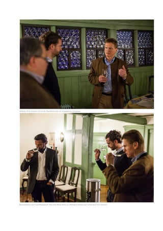 Wilhelm Weil erinnert sich an die Eigenheiten der 30 vergangenen Jahrgänge.




Konzentration und Vorstellungskraft. Wie wird dieser Wein in 4 Monaten riechen und schmecken? In 2 Jahren?
 