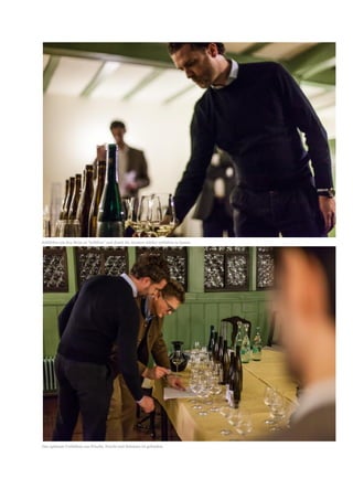 Schlürfen um den Wein zu “belüften” und damit die Aromen stärker entfalten zu lassen.




Das optimale Verhältnis aus Frische, Frucht und Substanz ist gefunden.
 