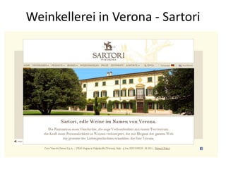 Weinkellerei in Verona - Sartori
 