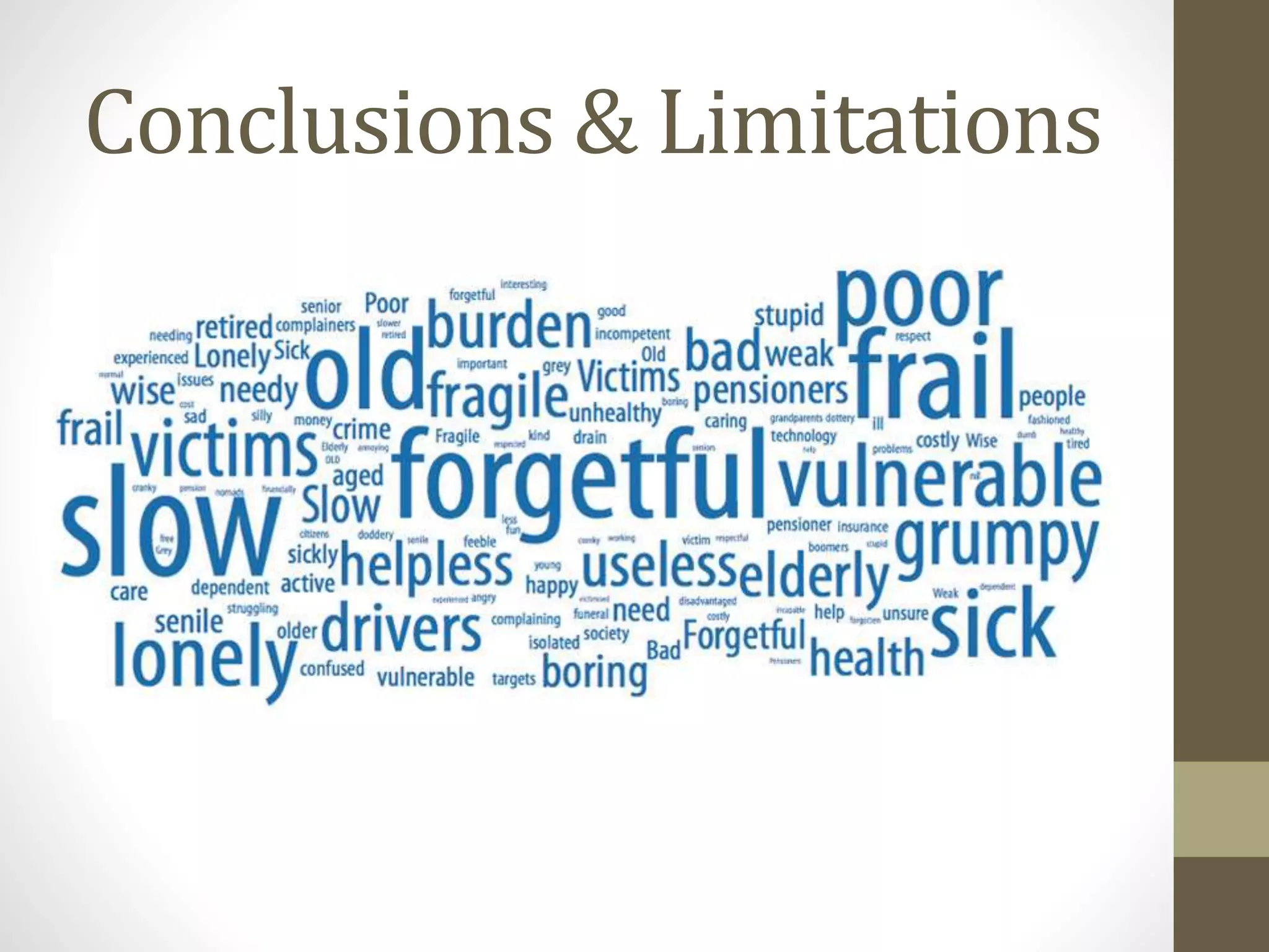 Conclusions & Limitations
 