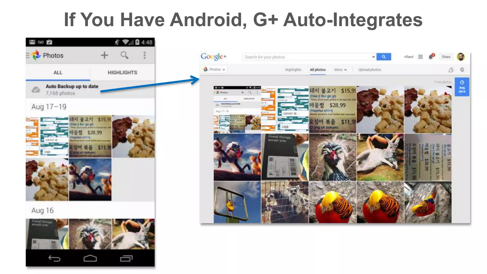 If You Have Android, G+ Auto-Integrates 
 
