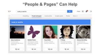 “People & Pages” Can Help 
 