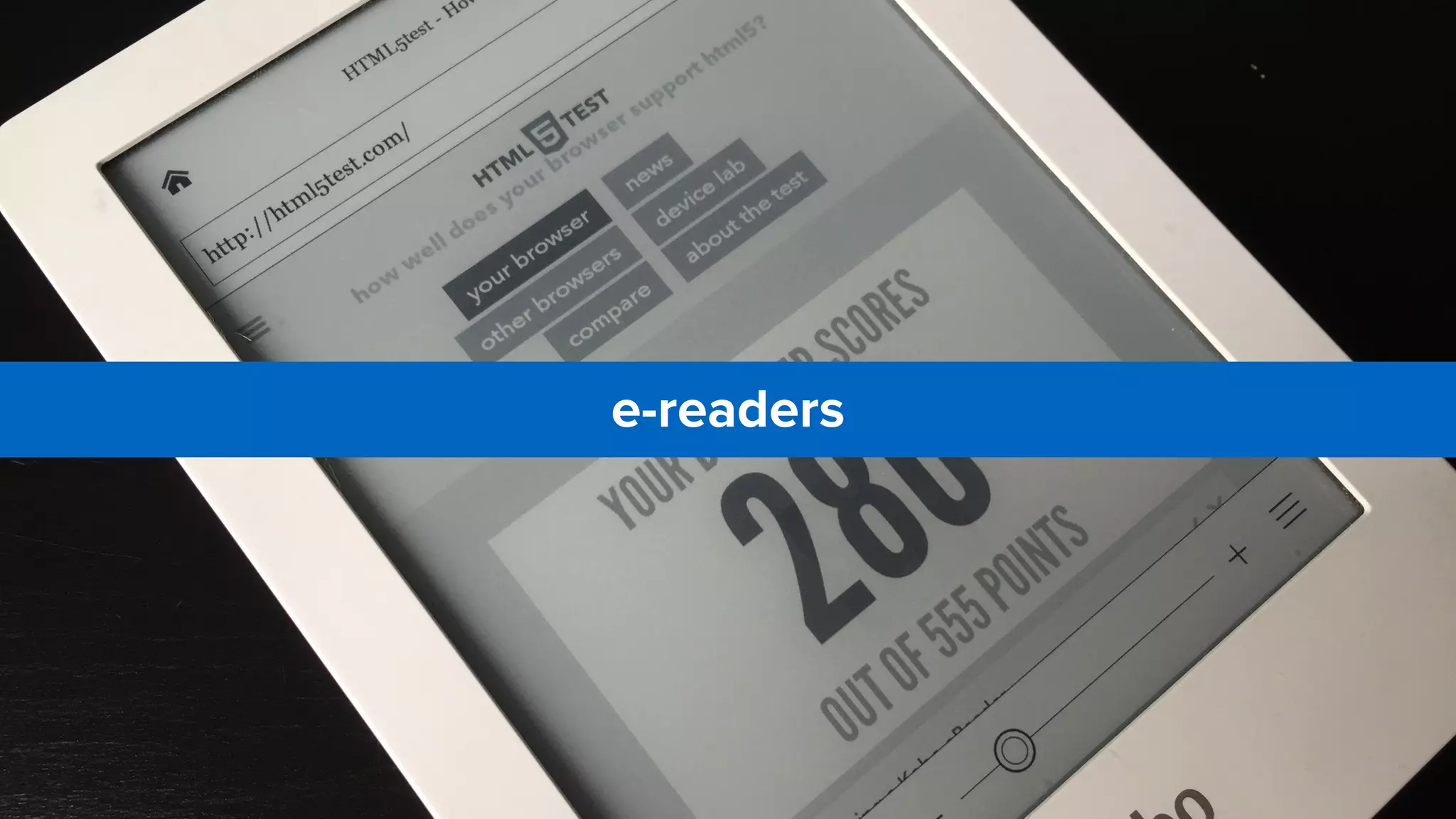 e-readers
 