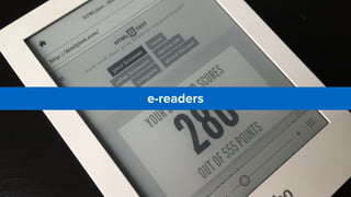 e-readers
 