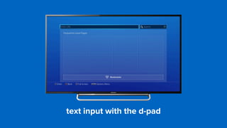 text input with the d-pad
 