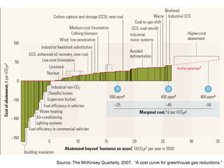 Source: The McKinsey Quarterly. 2007. “A cost curve for greenhouse gas reductions.”
 