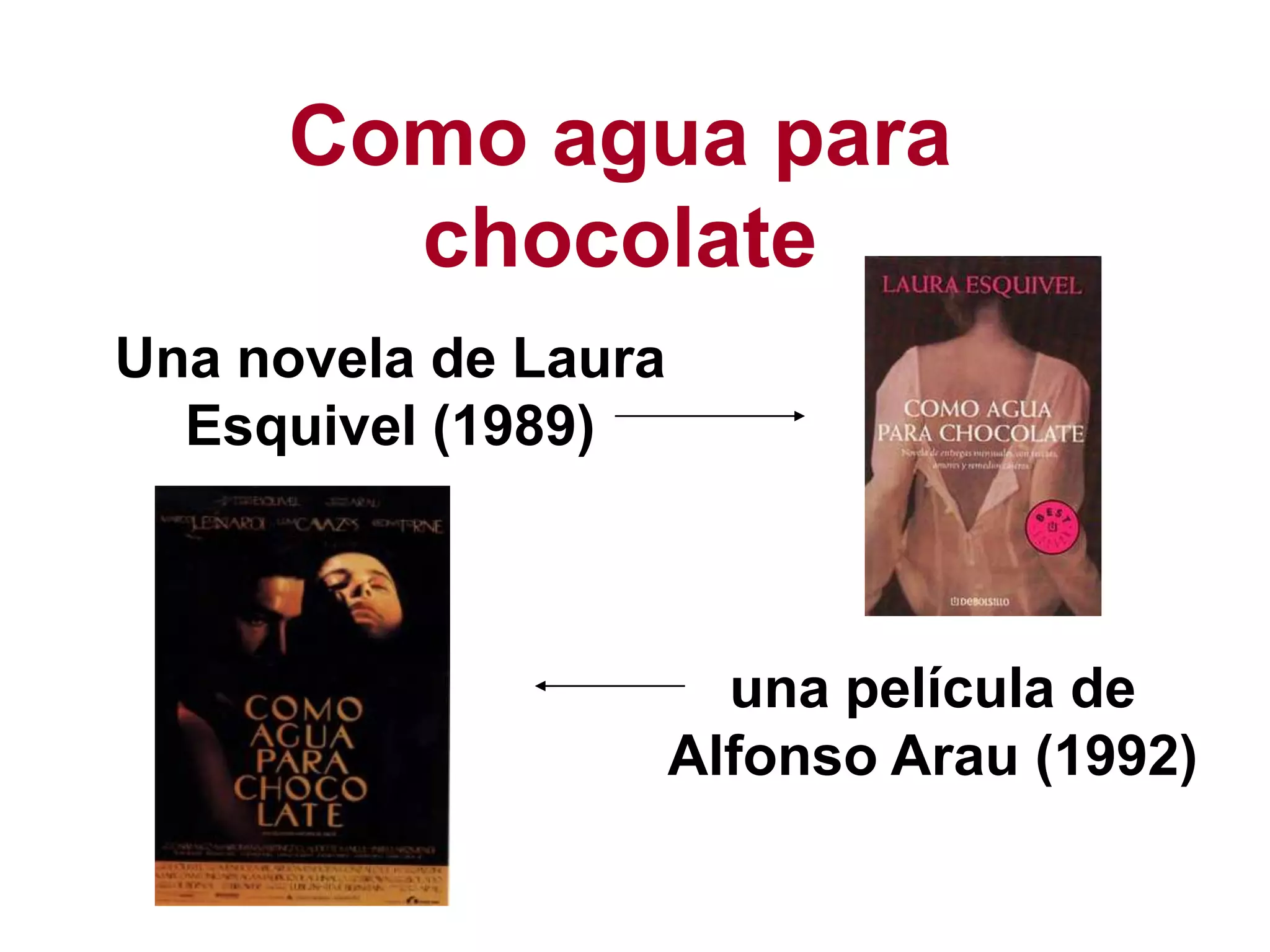 Como agua para chocolate PPT