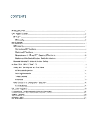 Ot Security.pdf Who is responsible for and how in OT Security | PDF