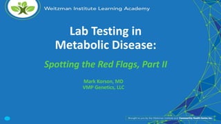Red Flags Part II | PPT