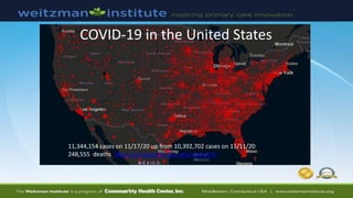 COVID-19 in the United States
11,344,154 cases on 11/17/20 up from 10,392,702 cases on 11/11/20
248,555 deaths https://cor...
