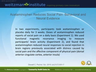 Chronic pain and COVID 19
• Social isolation directly increases pain
• Social isolation increases anxiety and depression
•...