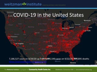 COVID-19 in the United States
7,186,527 cases on 9/29/20 up from 6,895,549 cases on 9/22/20 205,895 deaths
https://coronav...
