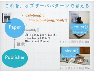  
 
dailyのsubscriberは、
Joe.toiletさんと、
Mie.sleepさんと…
Subscriber
Subscriber
 