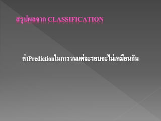 Weka วิเคราะห์ 55102011029