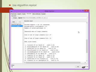  Use Algorithm Apriori
 