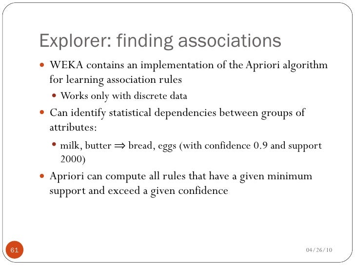 Weka Tutorial