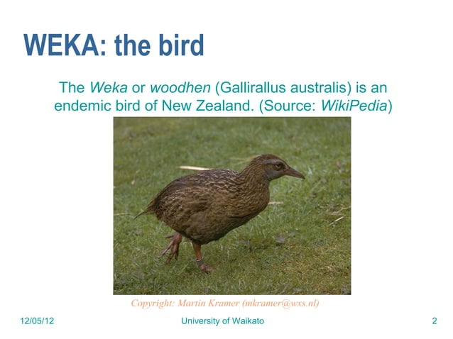 Weka a tool_for_exploratory_data_mining | PPT