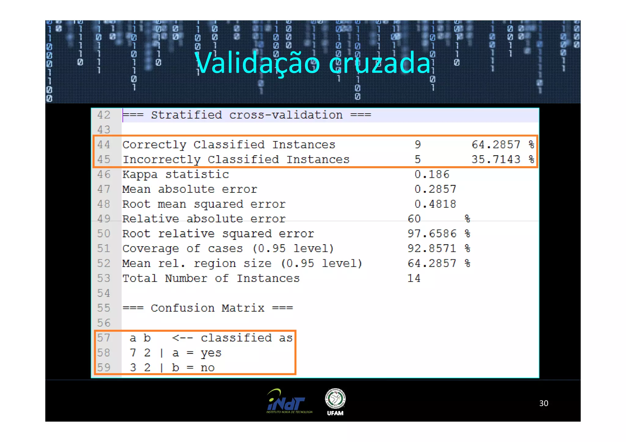 Validação cruzada




                    30
 