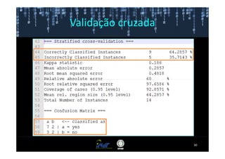 Validação cruzada




                    30
 