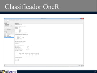 Classificador OneR

34

 