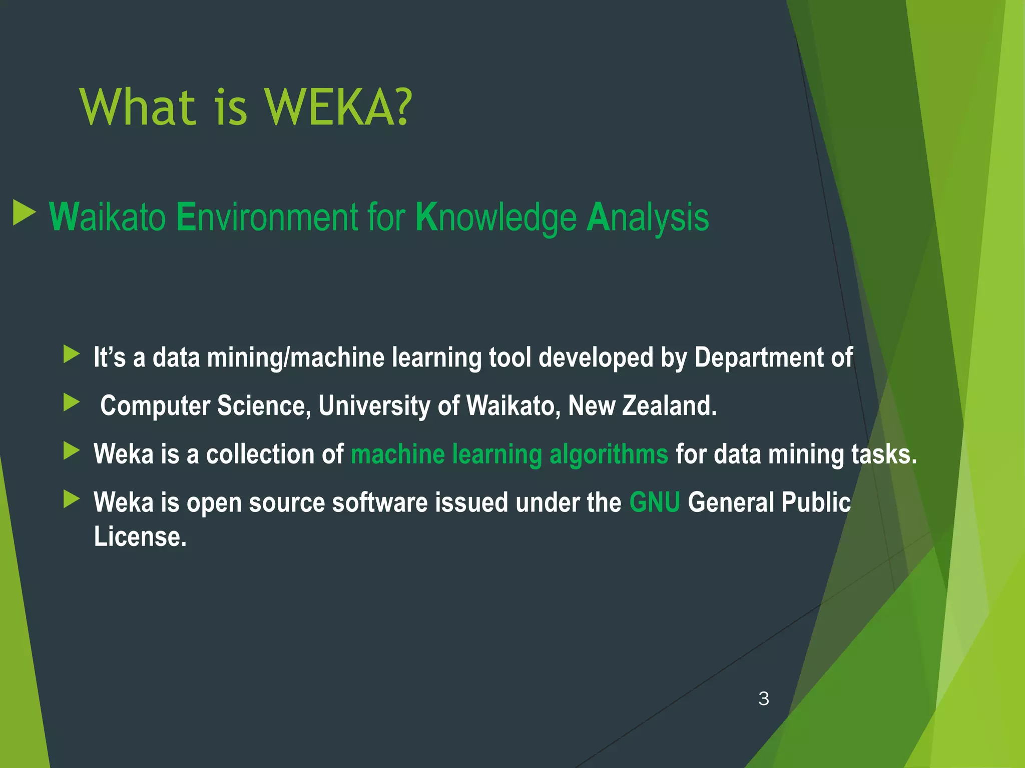 data mining with weka application | PPT