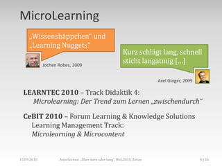 Strategien für die Erstellung von Lernmaterialien