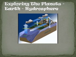 Exploring The Planets - Earth - Hydrosphere