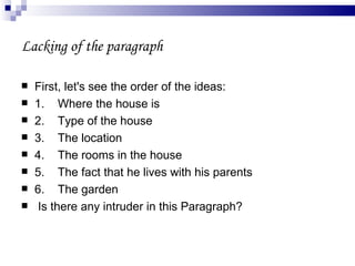 How to Write a Good Pargraph/ Article