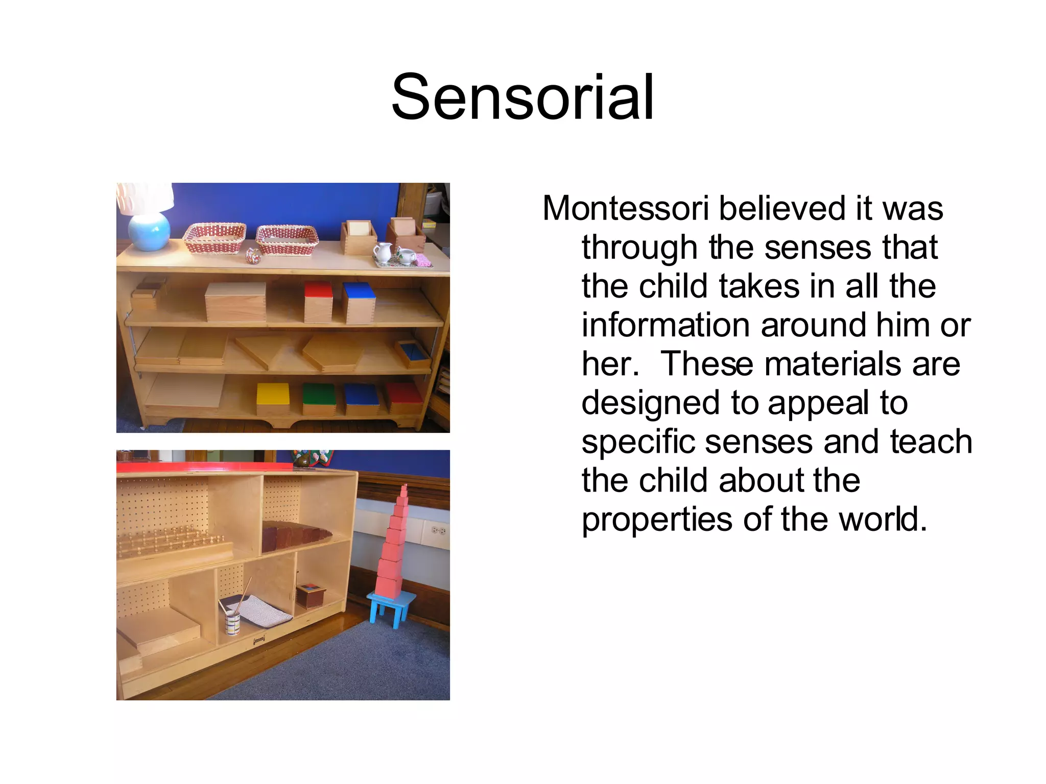 Introduction to the Montessori Method in the Primary Classroom | PPT