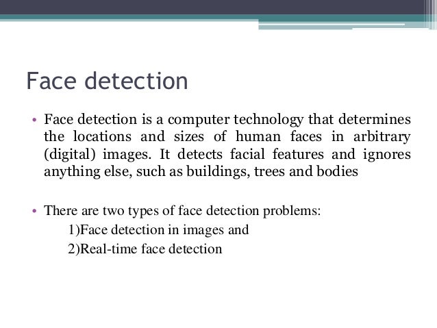 Face Detection Using Matlab Ppt – GOVREZ