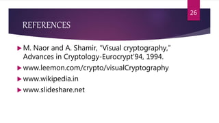 Visual Cryptography | PPTX