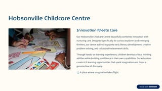 Welcome-to-Hand-and-Hand early learning centre | PDF