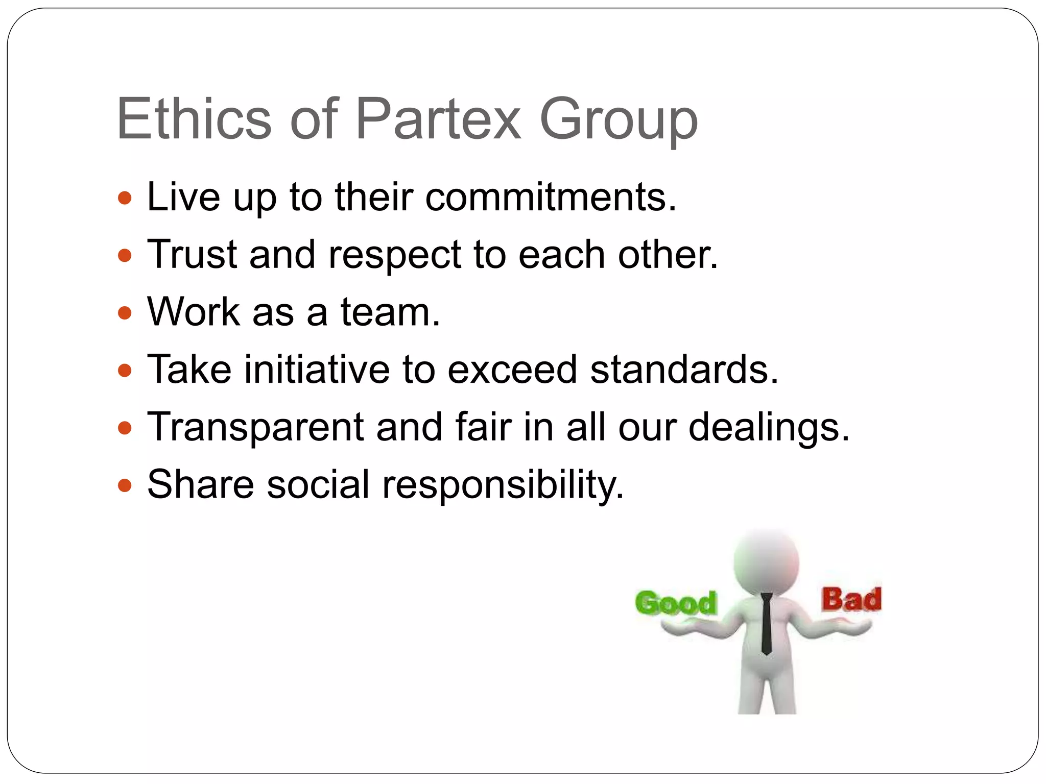 Partex Rasel N Partex Group of Bangladesh | PPTX