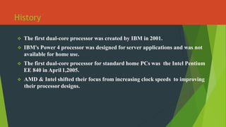 Dual Core Processor | PPTX