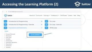 Welcome to SoftUni (Software University) | PPT