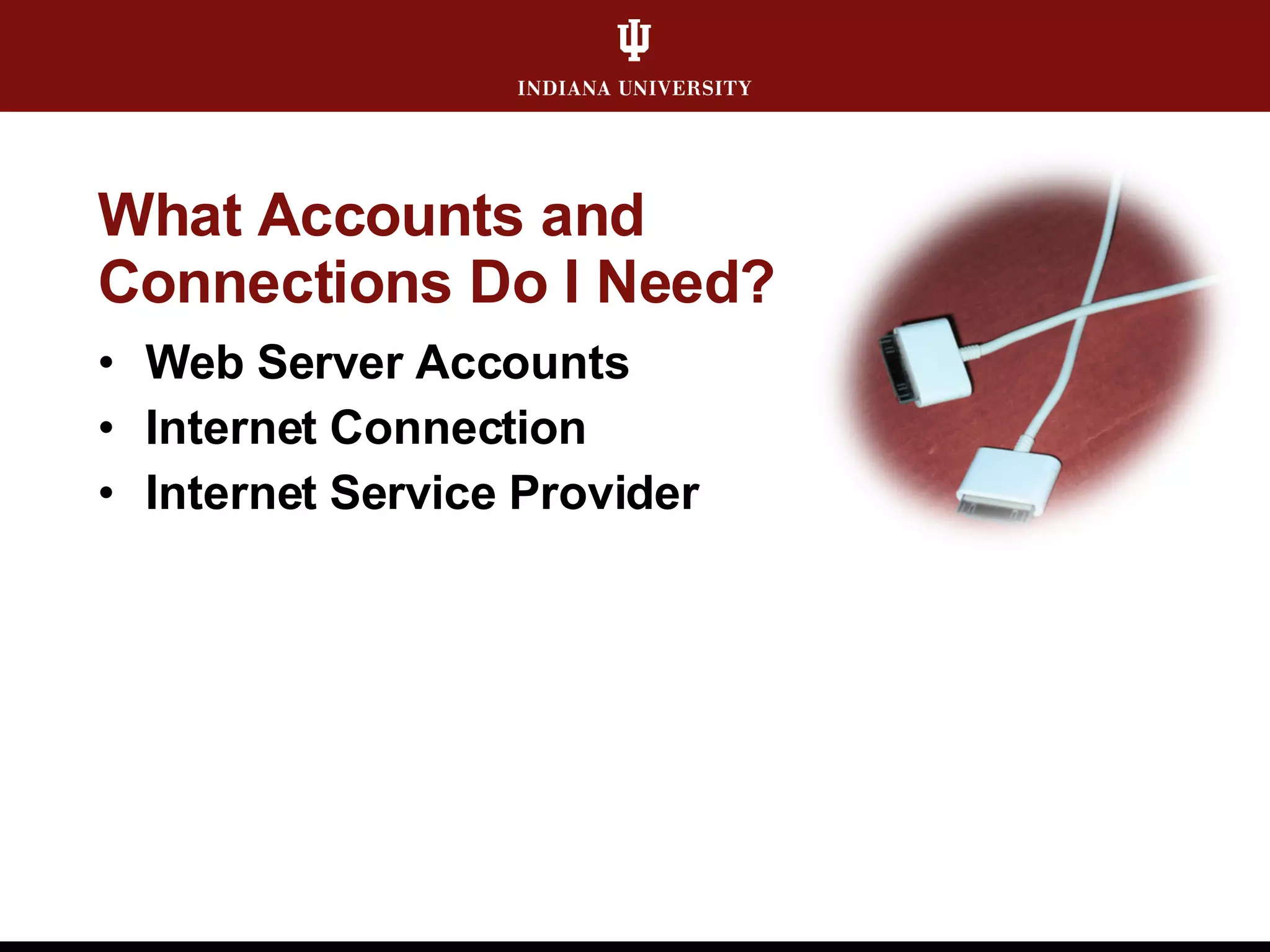 Web Publishing: An Overview of Tools and Service