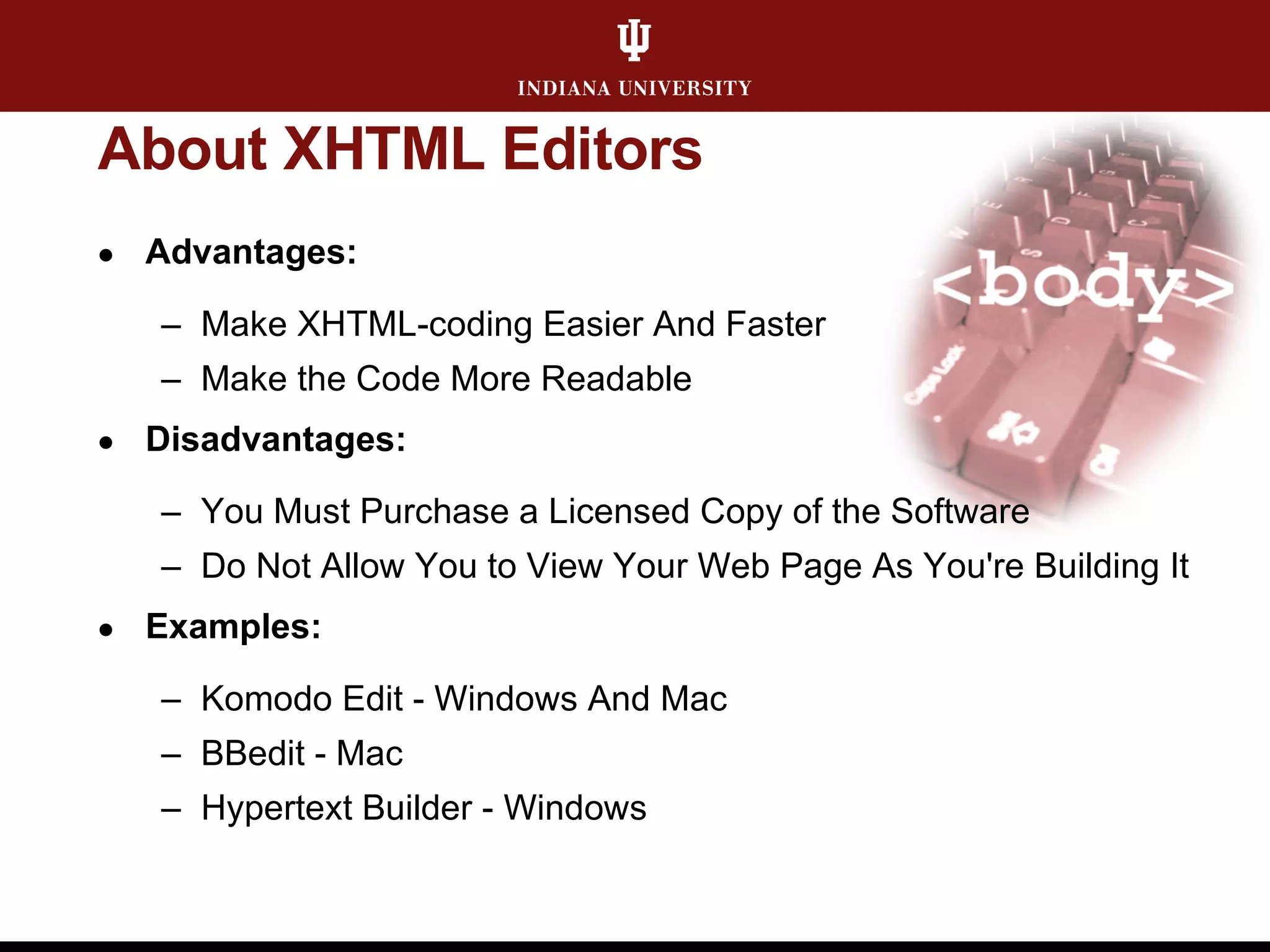 Web Publishing: An Overview of Tools and Service